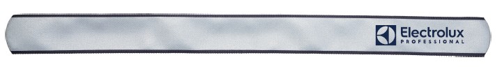 Reflexband slap-wrap silver med blå logo 25 st/fp
