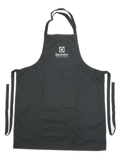 [EEELP027] Förkäde svart med vit ELP logo