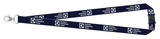 [EEELP080] Logoband ELP GROUP blå med vit logo